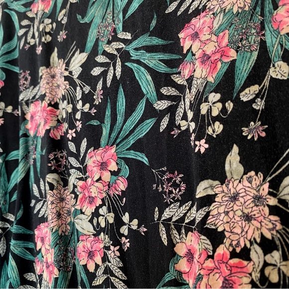 VERO MODA XS Print Boquet Kimono Shirt Dress - Picture 14 of 16